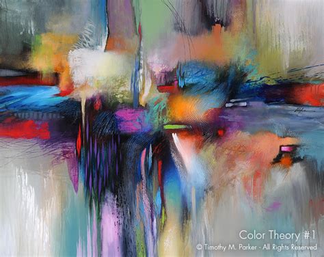 Color Theory • Modern Abstract Fine Art Print • Free Shipping — Art2d