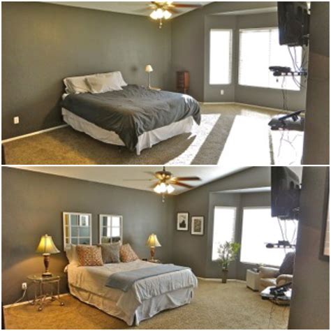 Before And After Pictures Of A Staged Master Bedroom