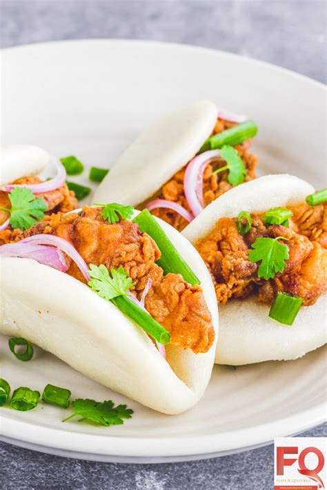 Chinese Bao Buns With Crispy Fried Chicken Flavor Quotient
