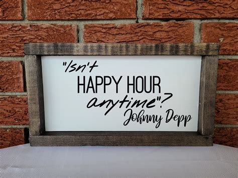 Mega Pint Johnny Depp Isn T Happy Hour Anytime Etsy Canada In