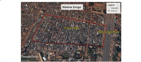map of madina zongo located in accra ghana pro v 7 3 2 5776 10 download scientific diagram