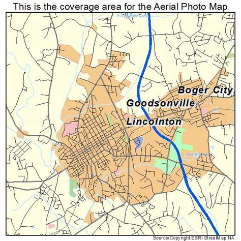 Lincolnton Nc Map