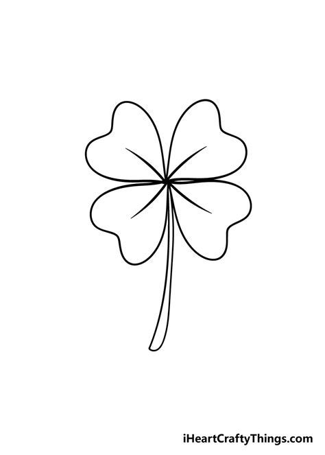 Easy Way To Draw A Four Leaf Clover Rooney Actum2002