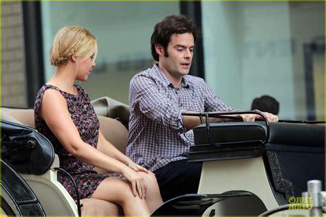 Bill Hader And Amy Schumer Kissing In Central Park For Trainwreck
