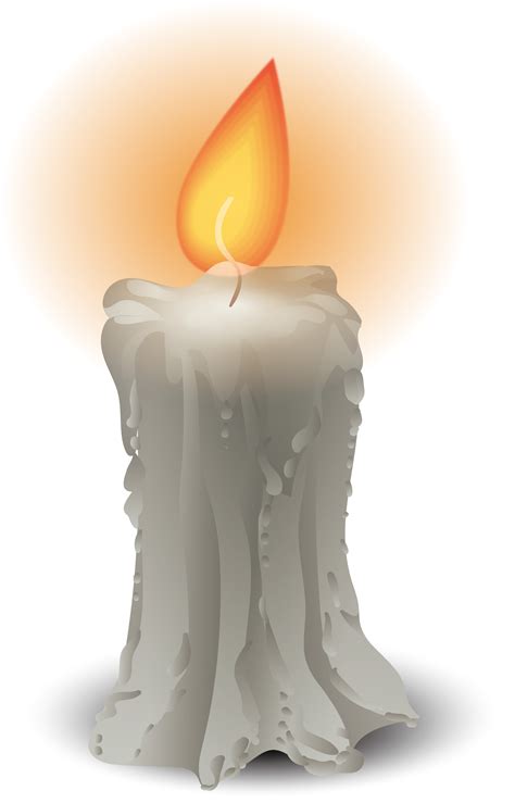 Melting Candle Wax Clipart