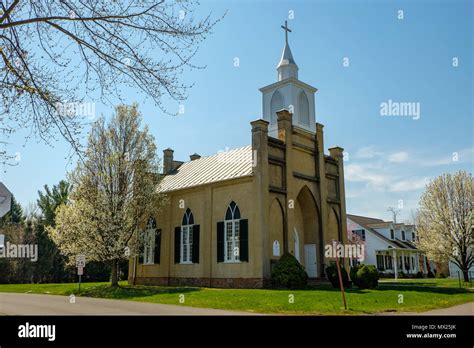 St. Thomas Chapel, 7854 Church Street, Middletown, Virginia Stock Photo