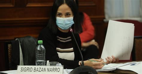 Congresista Sigrid Bazán Tras Presunta Confesión De Sebastián Palacín