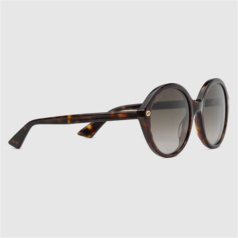 round frame acetate sunglasses gucci women s sunglasses 461673j07402670