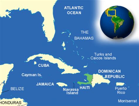 Map Of Haiti Countryreports