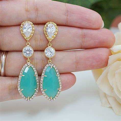 Wedding Jewelry Bridesmaids Gift Bridal Earrings Bridesmaid Earrings