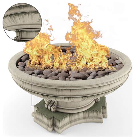 When the installation is on a sandy beach, as was the case until fire pit ring manufacturers take prevention seriously, it will be up to users to protect themselves. Fire Pits (Mediterranean Style) - Farmhouse - Patio - Los ...