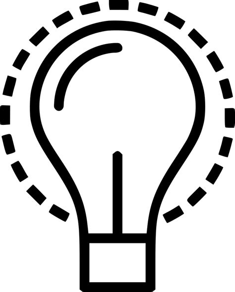 Bulb Idea Imagination Light Lamp Innovation Invention Svg Png Icon Free