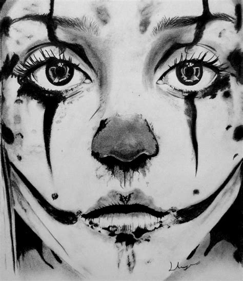 My Drawing Sad Clown By Valentin 3 On Deviantart