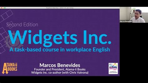 Marcos Benevides Widgets Inc Task Based Workplace English Course