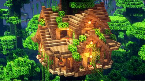¿buscando la forma de construir casas en minecraft? Casa del Arbol #minecraft | Arquitectura minecraft, Casas ...