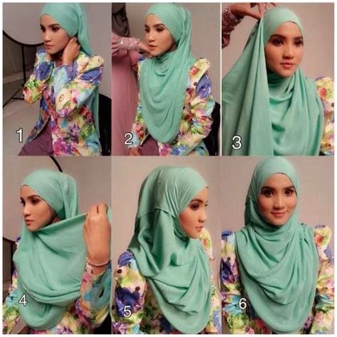 Gambar Cara Memakai Hijab Pashmina Terbaru