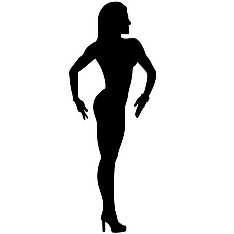 Bodybuilding Poses Silhouette Download Free Vectors Clipart Graphics