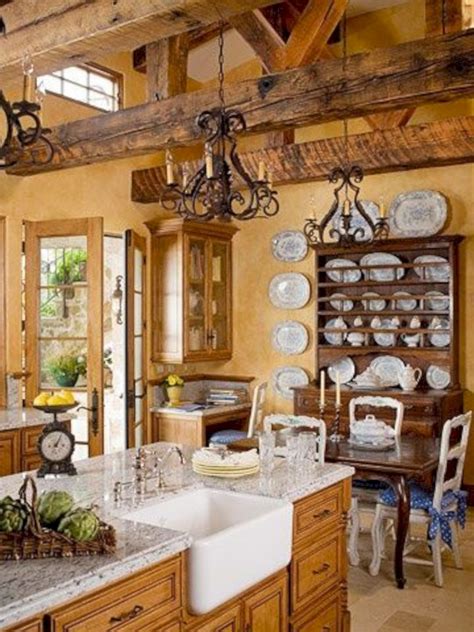 French Country Farmhouse Kitchen 21 French Country