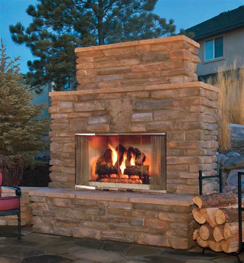 Make sure to have a licensed professional install your gas lines, the kit, and look over your work. Majestic Montana 42" Outdoor Wood Fireplace, Traditional Brick - Colorado Hearth and Home