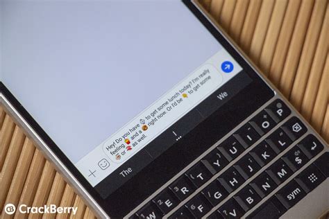 How To Enable Predictive Emoji On The Blackberry Key2 Crackberry
