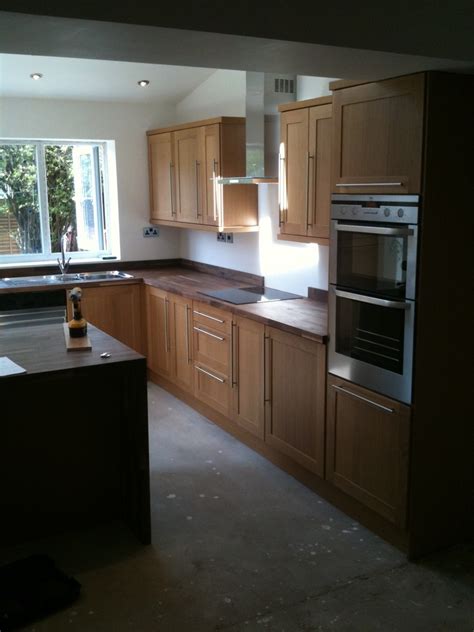 Light grey gloss kitchen with white worktops howdens joinery internal doors. Nicholas Brooks Carpentry and Joinery: 100% Feedback ...