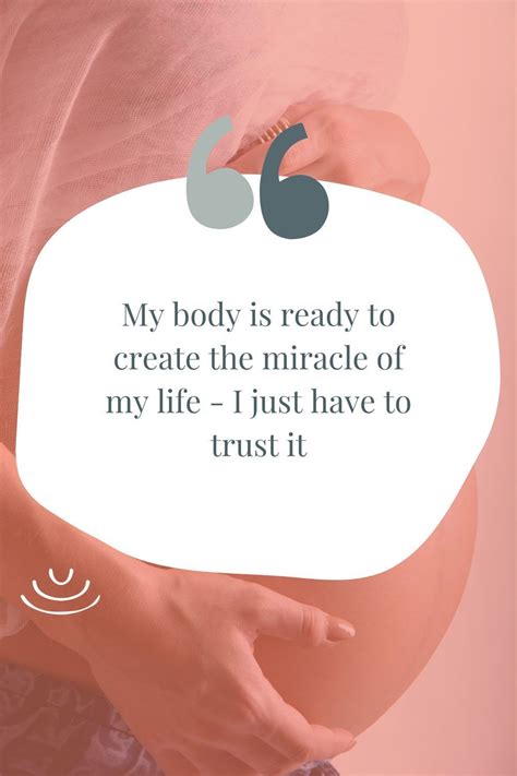 Attract Positivity And Trust Your Body You Will Get Pregnant Sometimes You Just Need To Trust