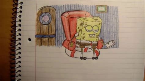Drawing Spongebob Squarepants Iight Imma Head Out Meme