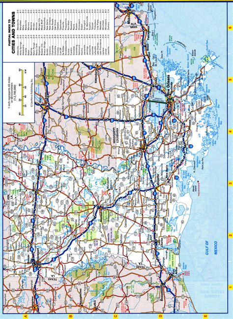 Map Of Louisiana Roads And Highwayslarge Detailed Map Of Louisiana
