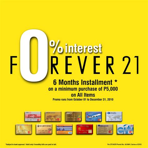 Fees for late and returned payments. Manila Life: Forever 21's The SALE that won't last forever