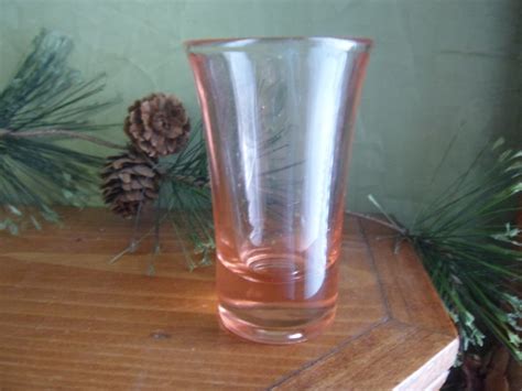 Pink Depression Glass Shot Glass