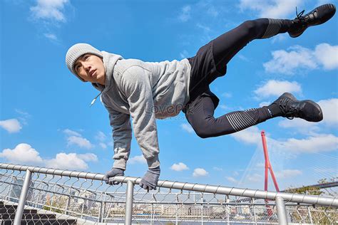 Young Men Doing Parkour Action Picture And Hd Photos Free Download On