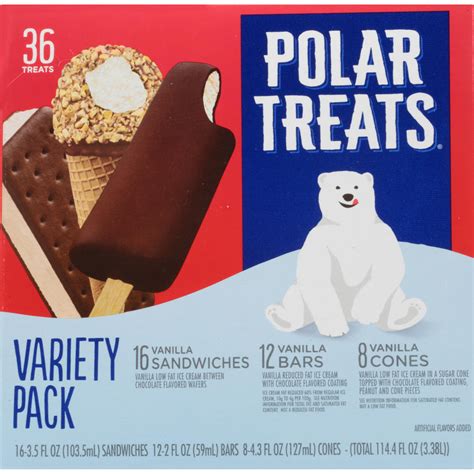 Polar Treats Ice Cream Novelties Variety Pack 36 Ct My Kosher Cart