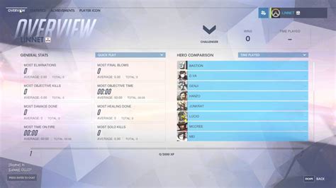 How To See Your Career Profile In Overwatch Youtube