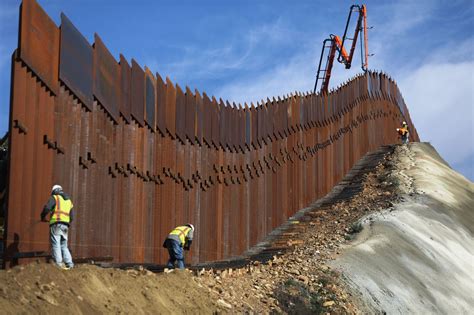 Funding Trumps Border Wall Means Cancelling These Construction
