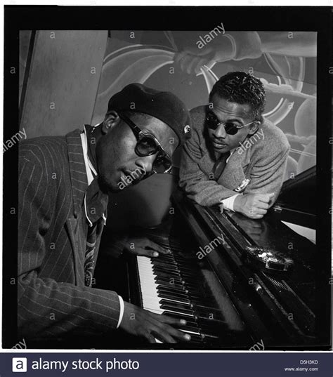 [portrait of thelonious monk and howard mcghee minton s playhouse new york n y ca sept