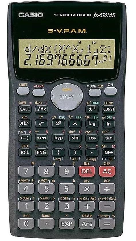 official casio scientific & graphing calculator website basic functions for high schools and universities. Calculadora Cientifica Casio Fx 570ms Hasta 401 Funciones ...