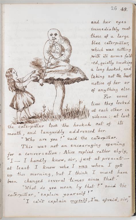 Behold Lewis Carrolls Original Handwritten And Illustrated Manuscript