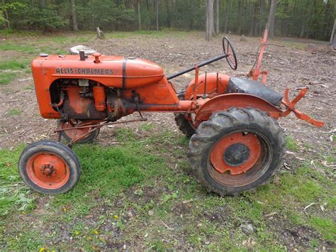 Vintage Allis Chalmers Model B 1939 Farm Tractor Wplow And Bucket
