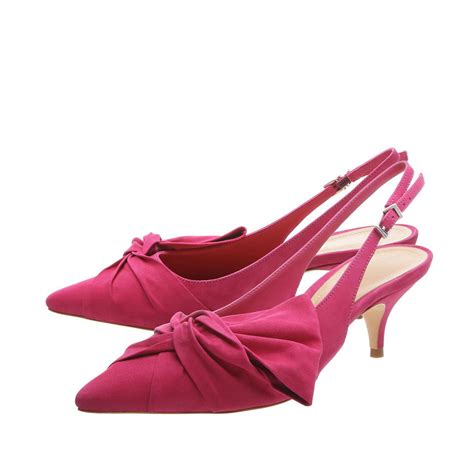Suede Leather Fuchsia Heels Point Toe Sexy Summer Ladies Shoes Sandals