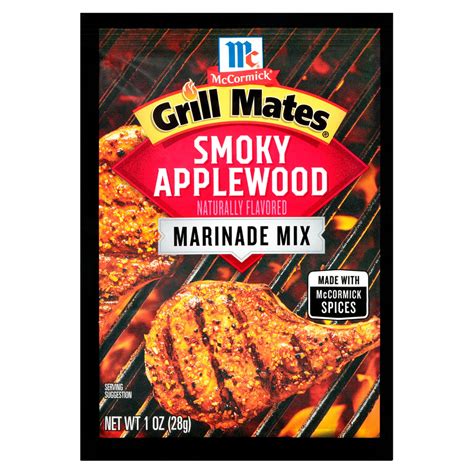 Mccormick Grill Mates Smoky Applewood Marinade Mix 1 Oz Seasoning Warehouse