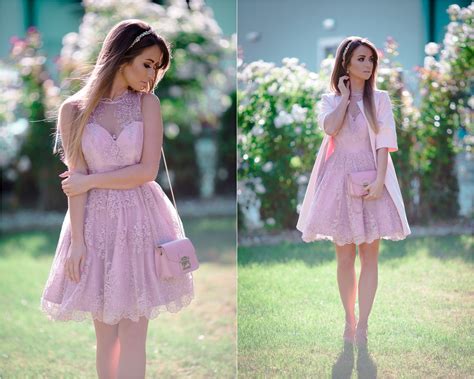 STYLIZACJA NA WESELE | PUDROWA SUKIENKA Z KORONKI - LIKE A PRINCESS