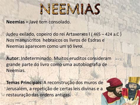 Livro de neemias integra o antigo testamento da bíblia. Neemias - Cap.04 - Os inimigos tentam retardar a ...