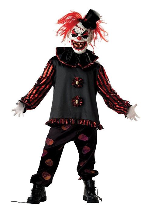 Carver The Clown Ch Evil Clown Costume Boy Costumes Scary Clown Costume