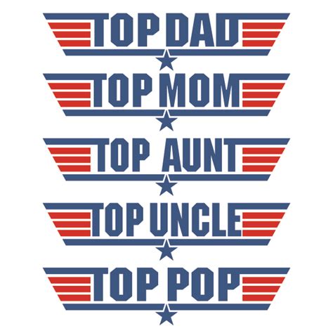 Editable Top Gun Logo Template
