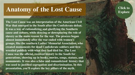 Anatomy Of The Lost Cause By Sp W