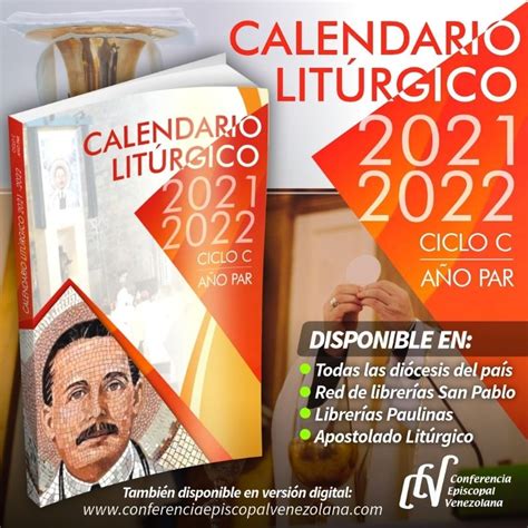 Disponible El Calendario Litúrgico 2021 2022 En Formato Digital
