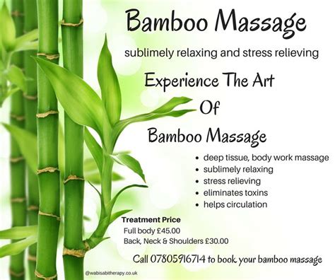 Check It Out Warm Bamboo Massage Massage Treatment Massage Benefits