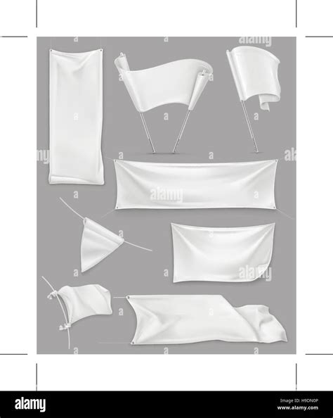 White Flags Vector Vectors Stock Vector Images Alamy