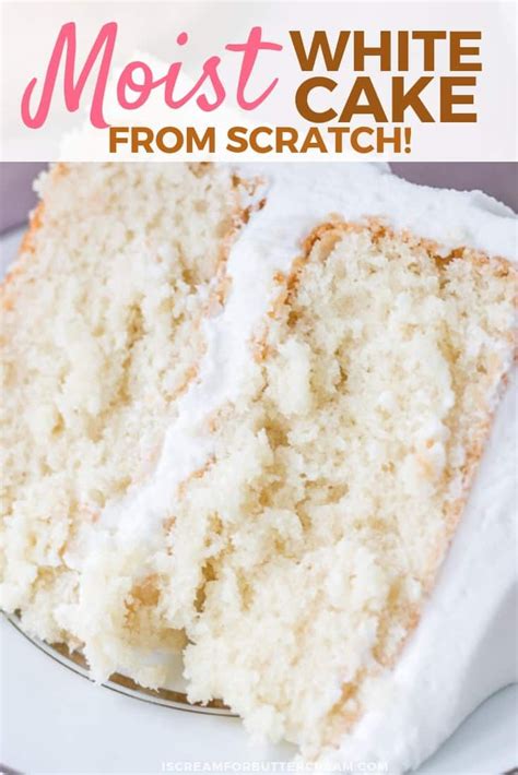 I tried many and never found one that was wonderful enough to claim a spot. Moist White Cake | Recipe | Easy vanilla cake recipe, Best ...