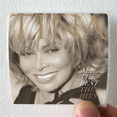 Tina Turner All The Best The Hits Album Cover Sticker